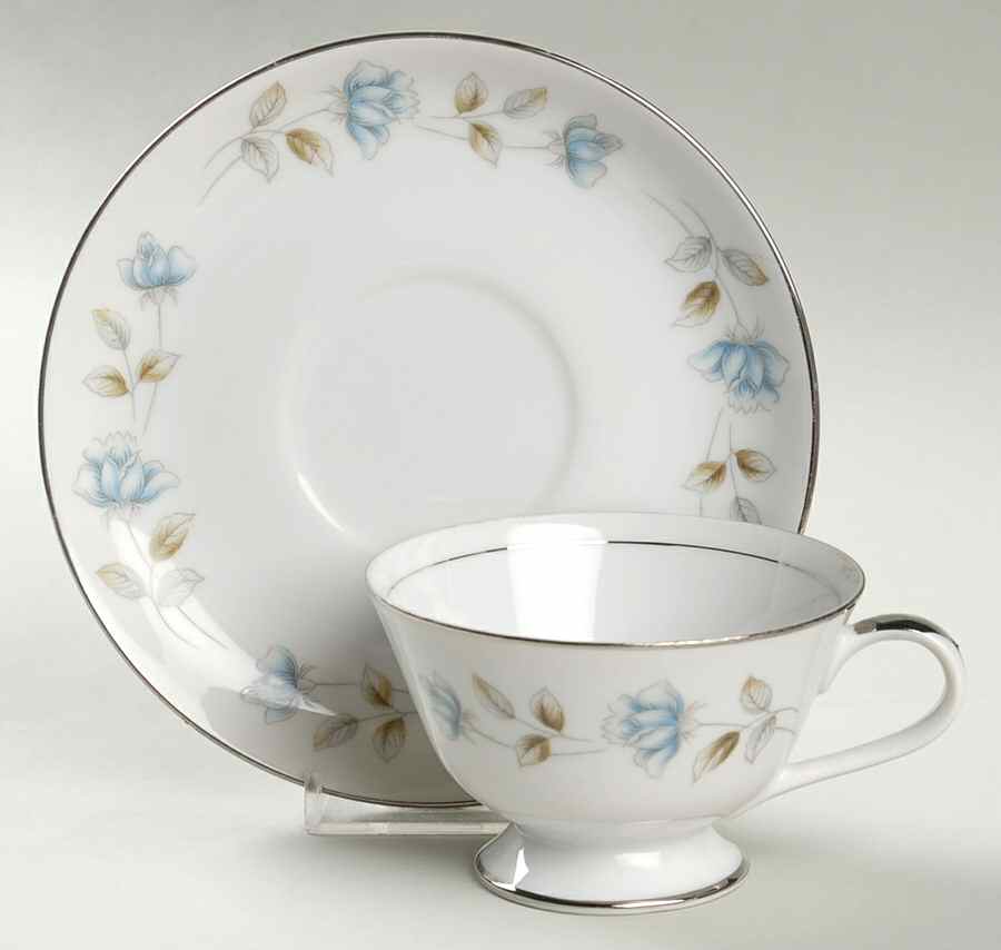 Elegant Lady Footed Cup & Saucer Set by International-1