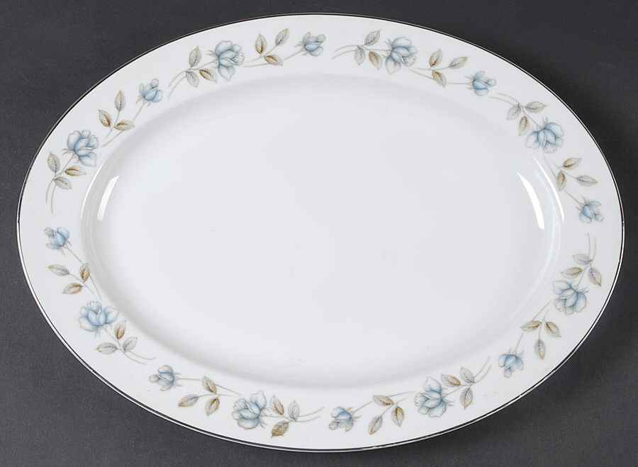 Elegant Lady 14" Oval Serving Platter by International-1