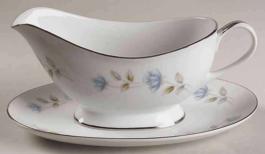 Elegant Lady Gravy Boat & Underplate/Relish by International-1