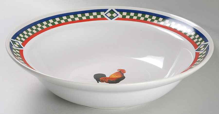 Ella's Rooster 9" Round Vegetable Bowl by International-1