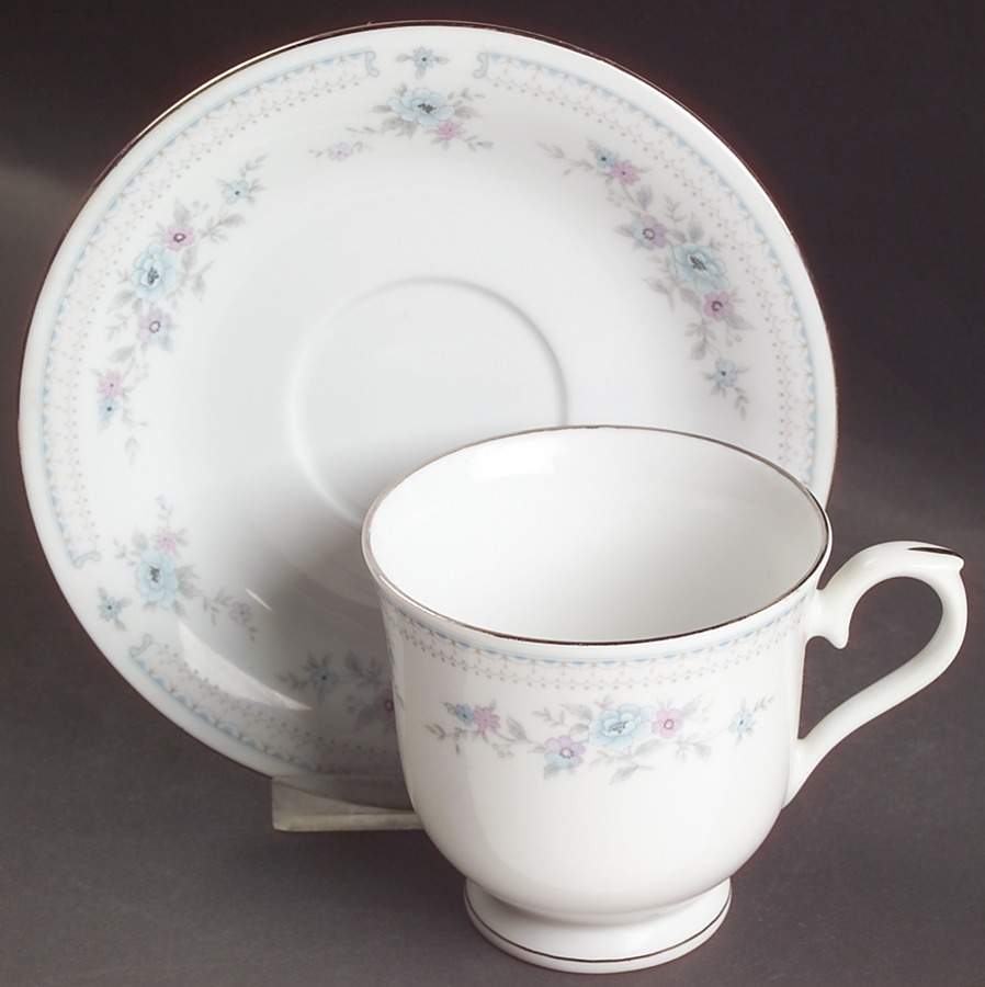 Eternity Footed Cup & Saucer Set by International-1