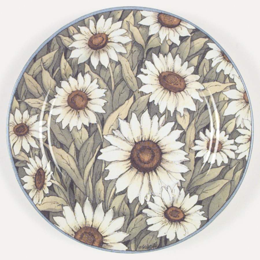 Farmhouse Blue Salad Plate by International-1