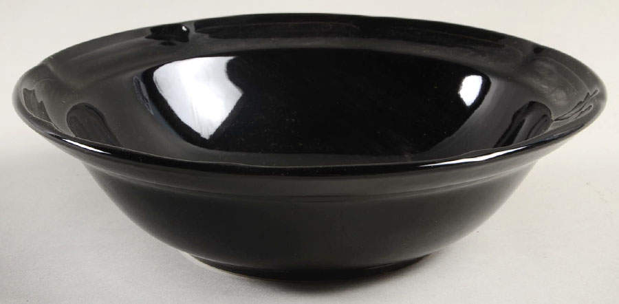 Fifth Ave Black Coupe Cereal Bowl by International-1
