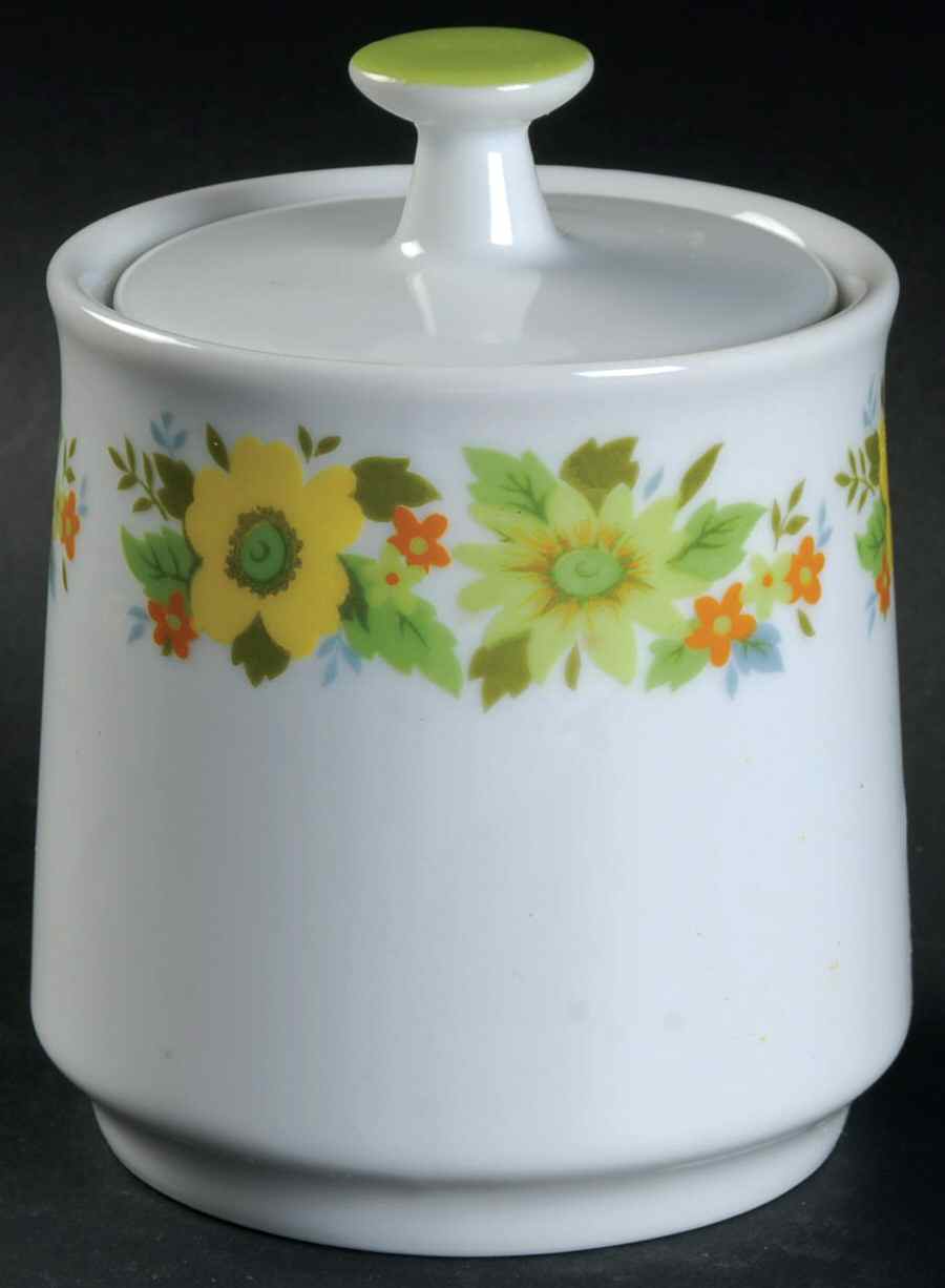 Fleurette Sugar Bowl & Lid by International-1
