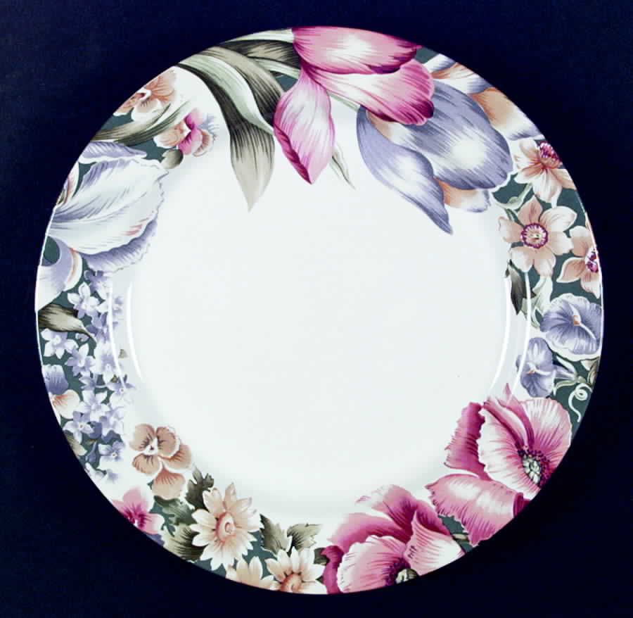 Floral Garden Dinner Plate by International-1