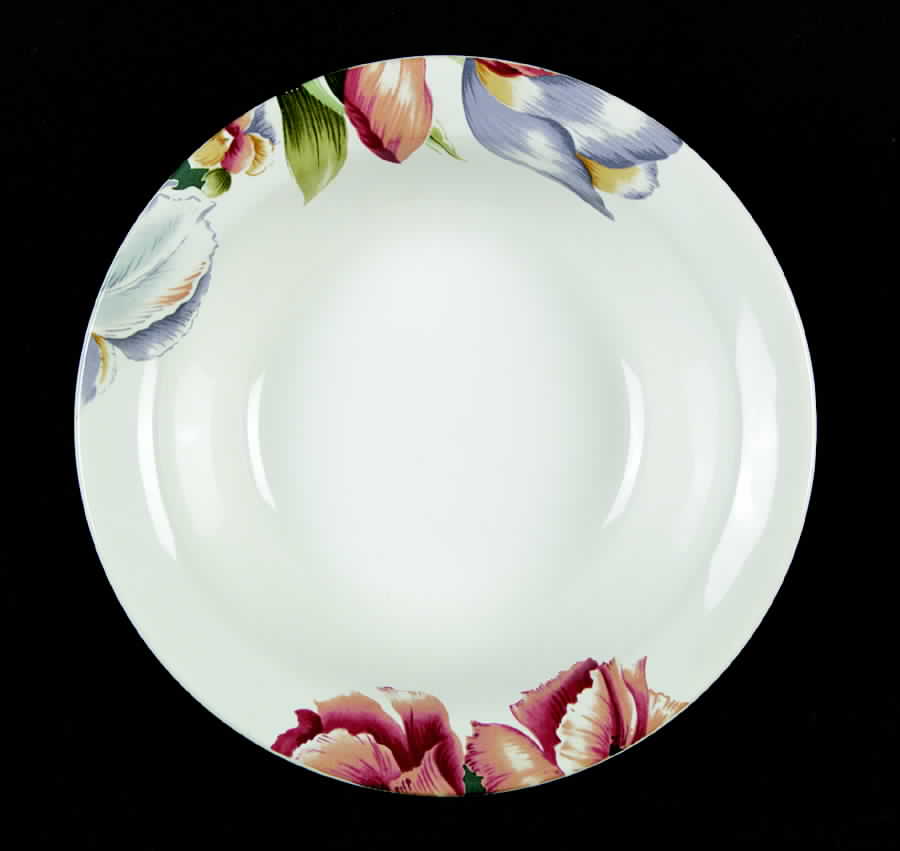 Floral Garden Rim Cereal Bowl by International-1