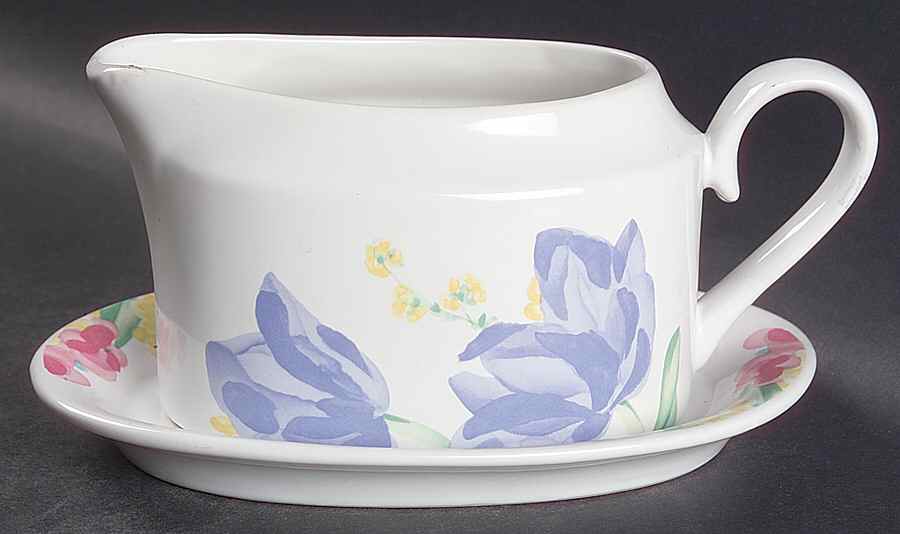 Floradale (China, Taiwan) Gravy Boat & Underplate by International-1