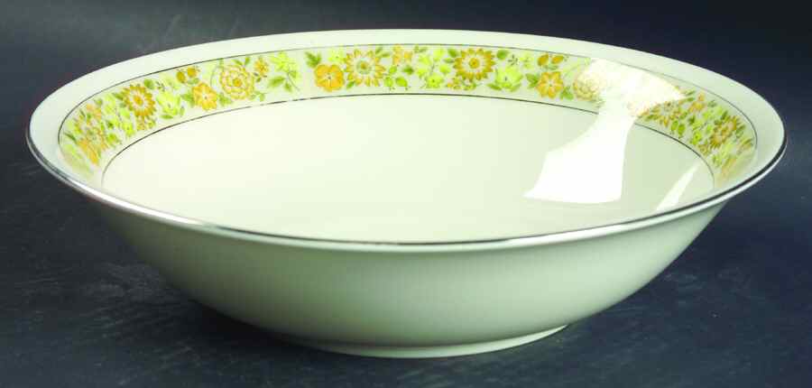 Flower Song 9" Round Vegetable Bowl by International-1