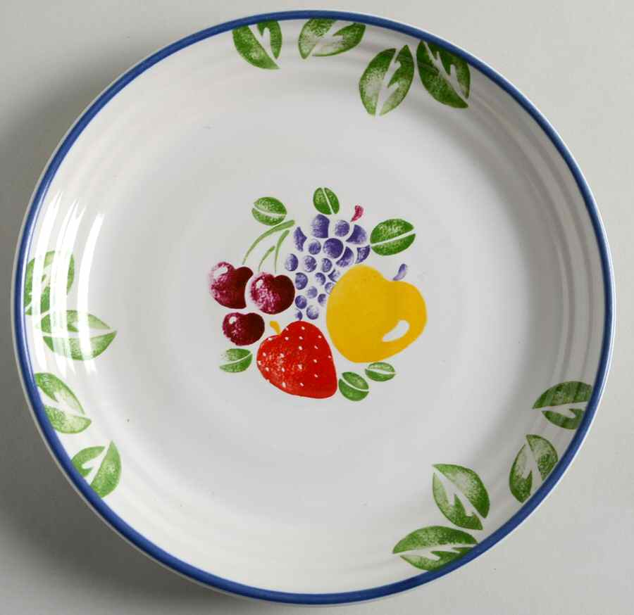 Fruit Fancy Salad Plate by International-1