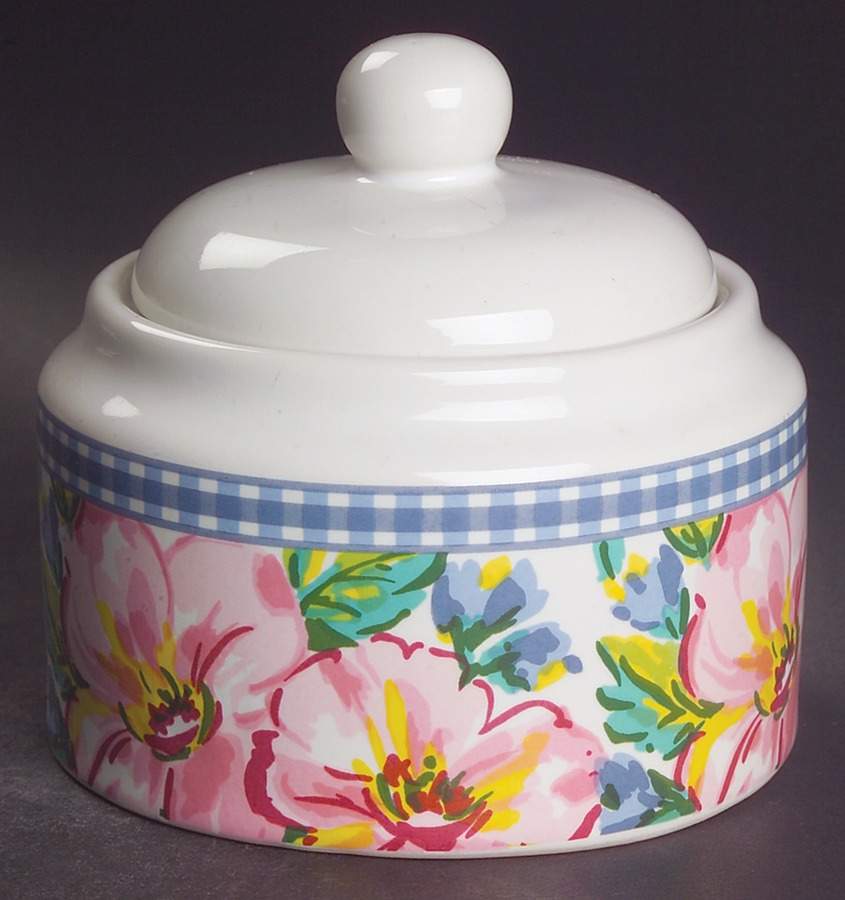 French Garden Sugar Bowl & Lid by International-1