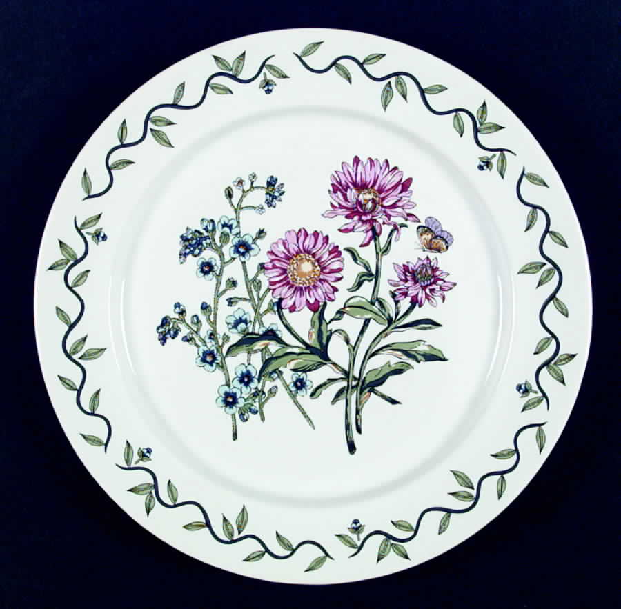 Garden Path Dinner Plate by International-1