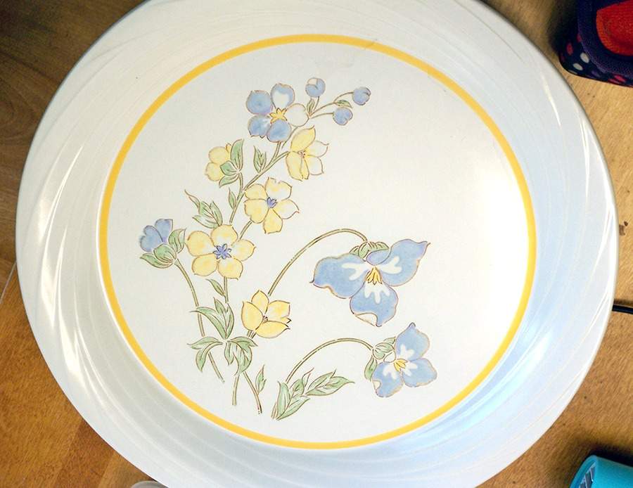 Garden Party Dinner Plate by International-1