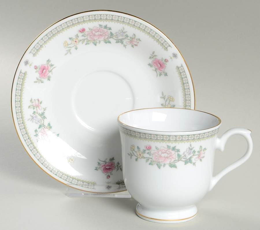Gardena Footed Cup & Saucer Set by International-1