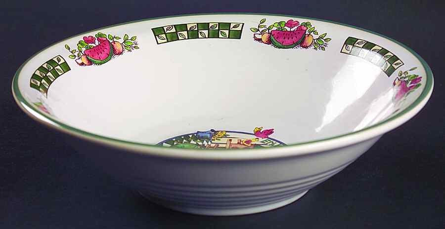 Gardening Season Coupe Soup Bowl by International-1