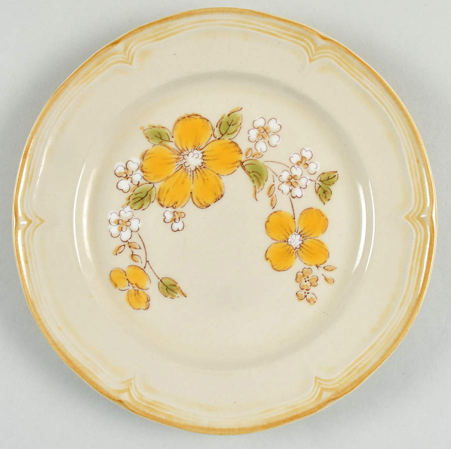 Golden Hills Salad Plate by International-1
