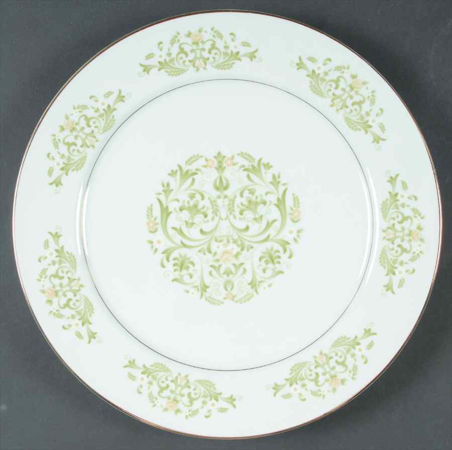 Golden Scroll 12" Chop Plate (Round Platter) by International-1