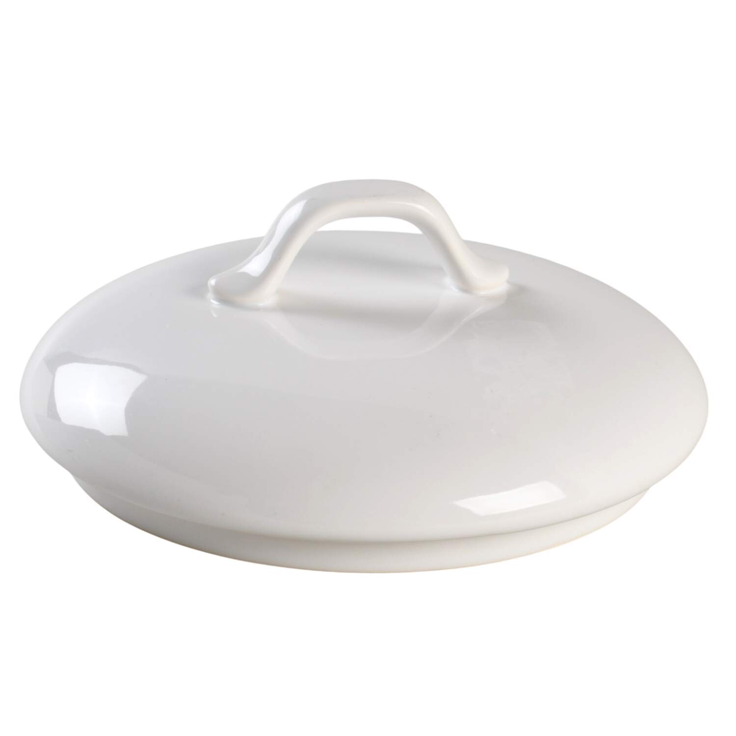 Greta (Coupe, Blue Trim) Lid for Round Vegetable by International-1