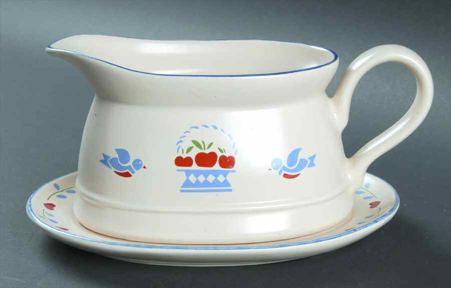 Habersham Country Gravy Boat & Underplate by International-1