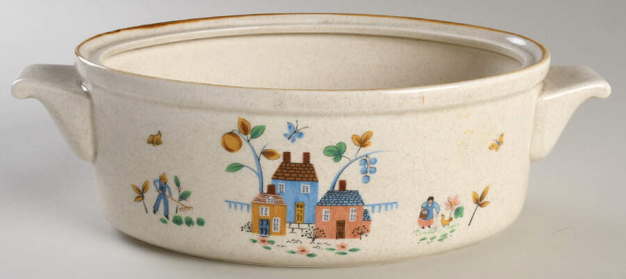 Heartland 2 Quart Oval Covered Casserole No Lid by International-1
