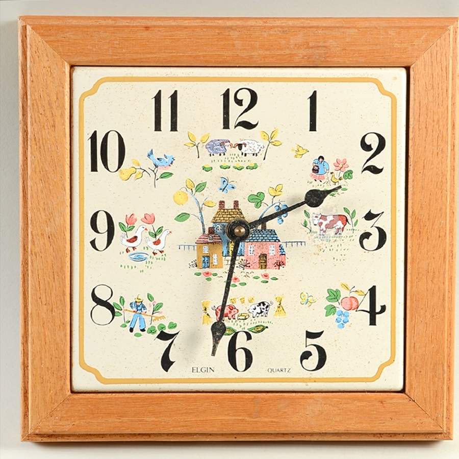 Heartland Wood Hanging Wall Clock by International-1
