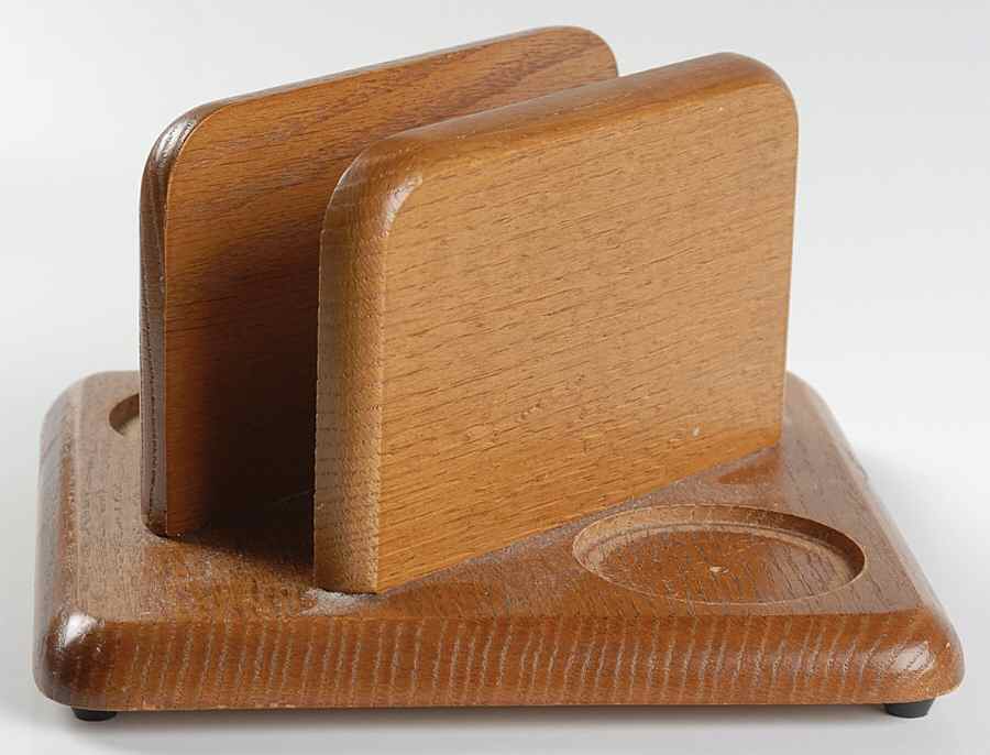 Heartland Wood Tray for Napkin, Salt & Pepper Set by International-1