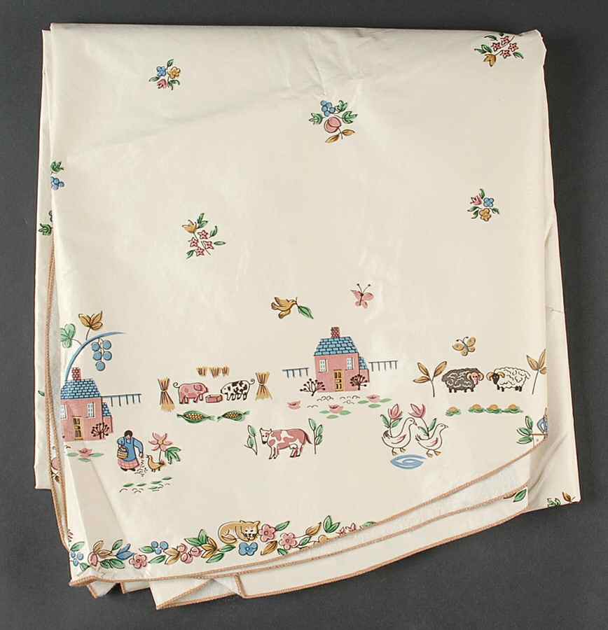 Heartland Round Vinyl Tablecloth by International-1