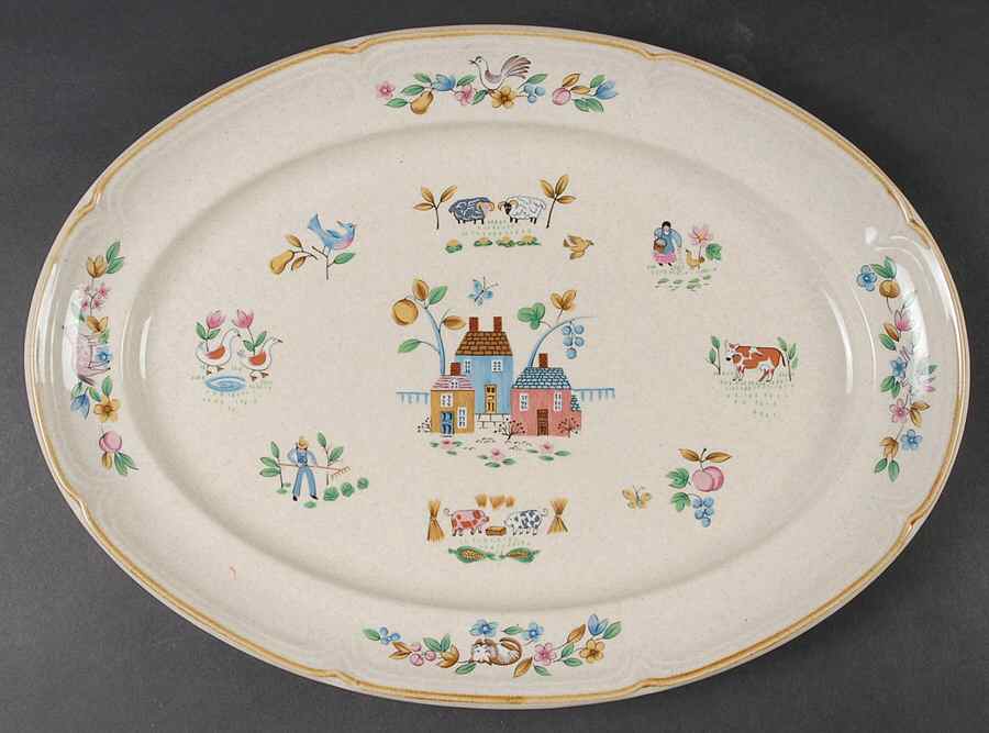 Heartland 15" Oval Serving Platter by International-1