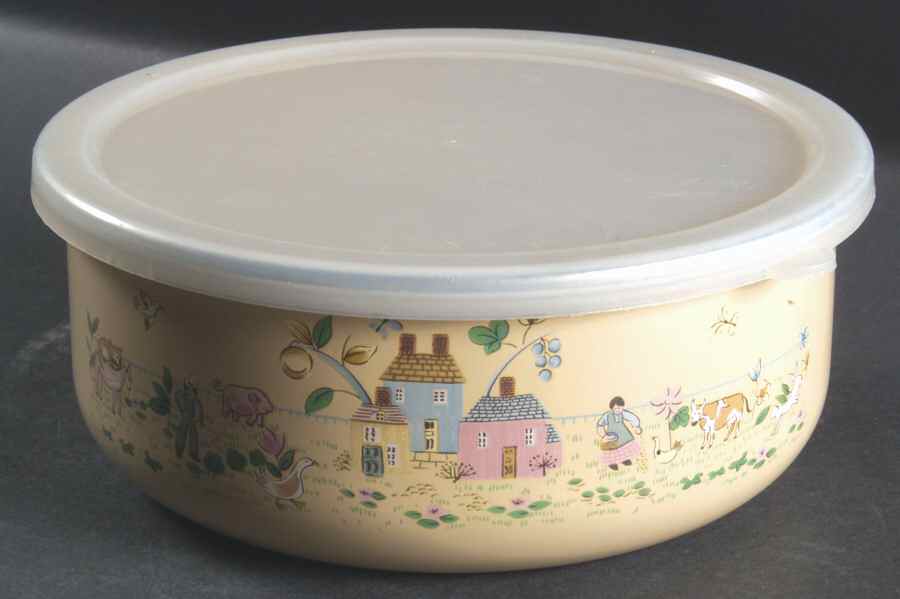 Heartland 71/4" Metal Bowl W/Plastic Lid by International-1
