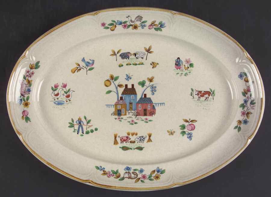 Heartland 14" Oval Serving Platter by International-1
