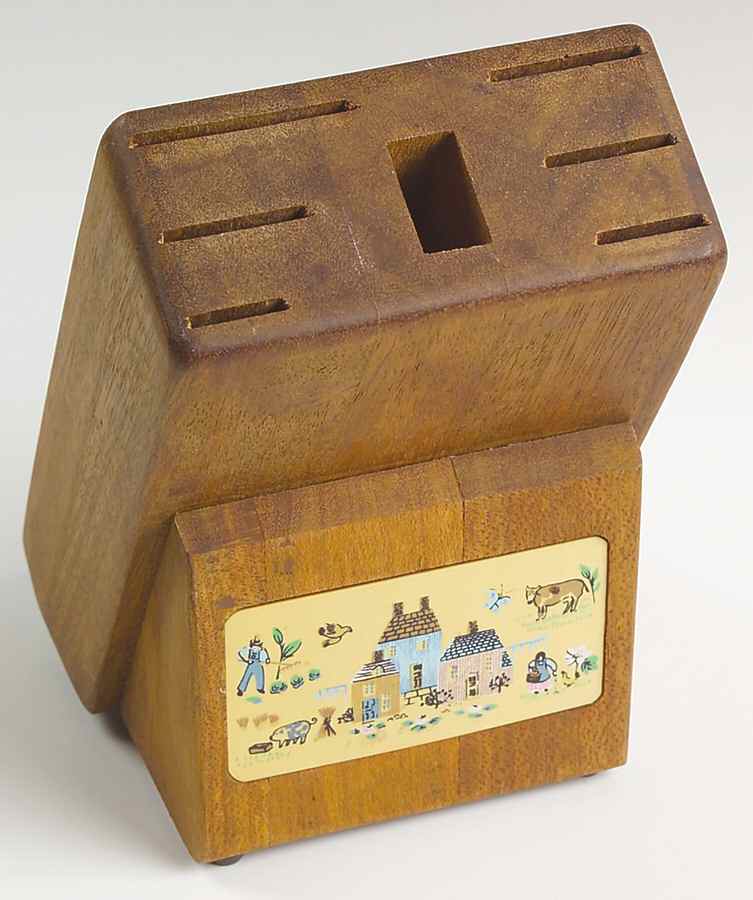 Heartland Wood Knife Block by International-1