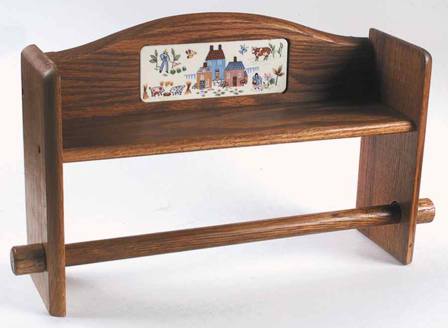 Heartland Wood Paper Towel Holder by International-1