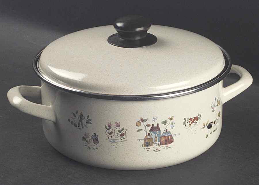 Heartland 4 Quart Metal Covered Casserole by International-1