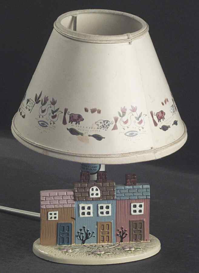 Heartland Candle Lamp & Shade by International-1