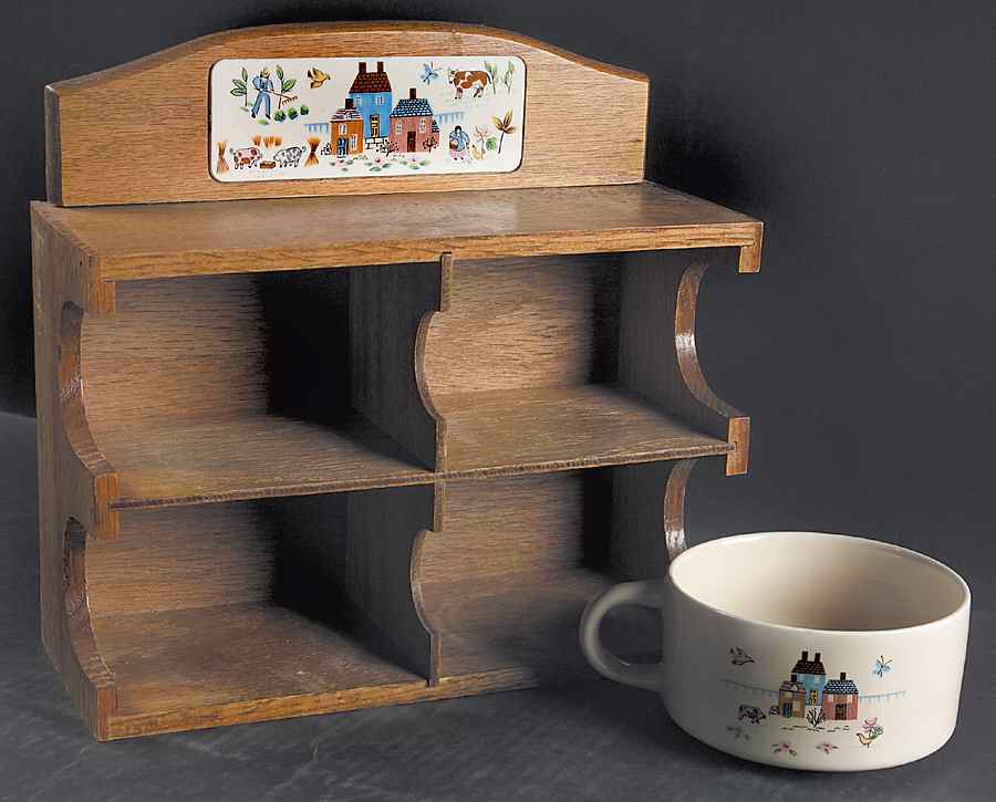 Heartland Wood Rack for Soup Mug Set by International-1