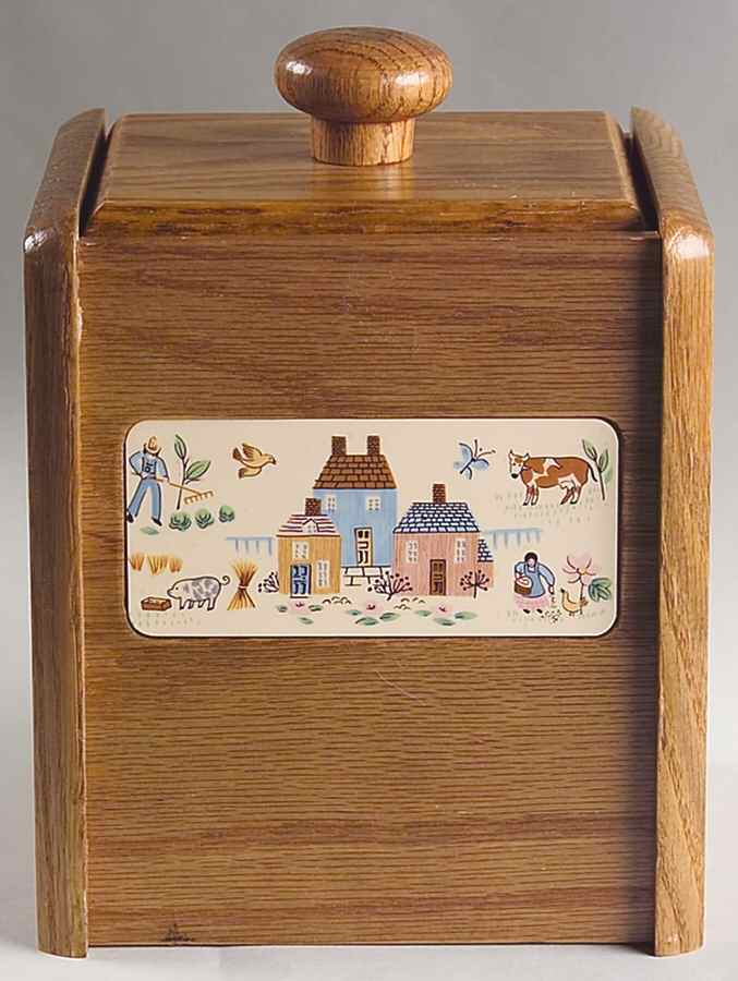Heartland Medium Wood Canister & Lid by International-1