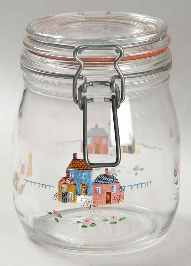 Heartland 5" Glassware Canister with Hinged Lid by International-1