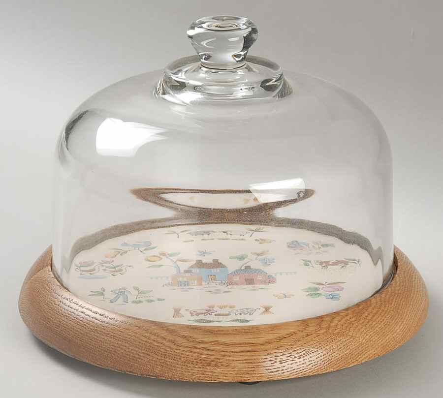 Heartland Cheese and Cracker Set with Dome by International-1