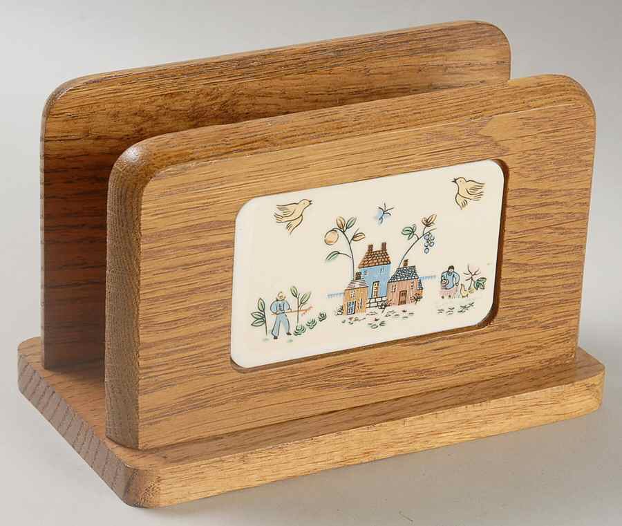 Heartland Wood Napkin Holder by International-1