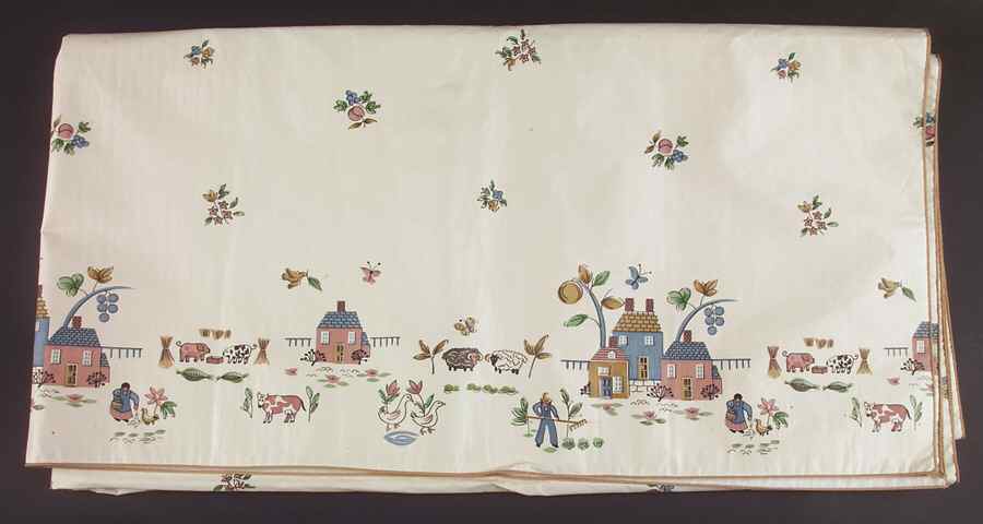 Heartland Square Vinyl Tablecloth by International-1