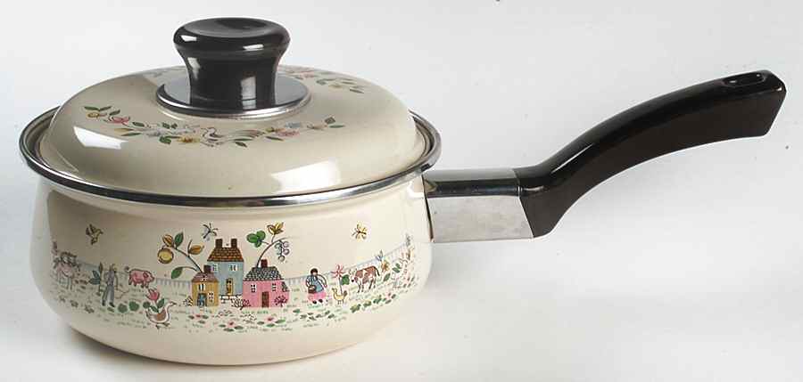 Heartland 1 1/2 Quart Covered Metal Saucepan by International-1