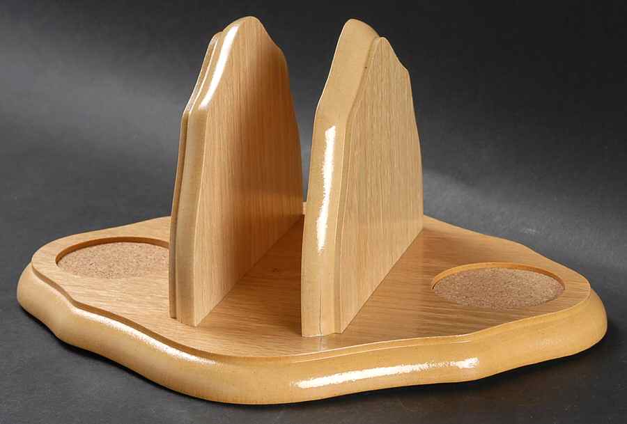 Heartland Wood Tray for Napkin, Salt & Pepper Set by International-1