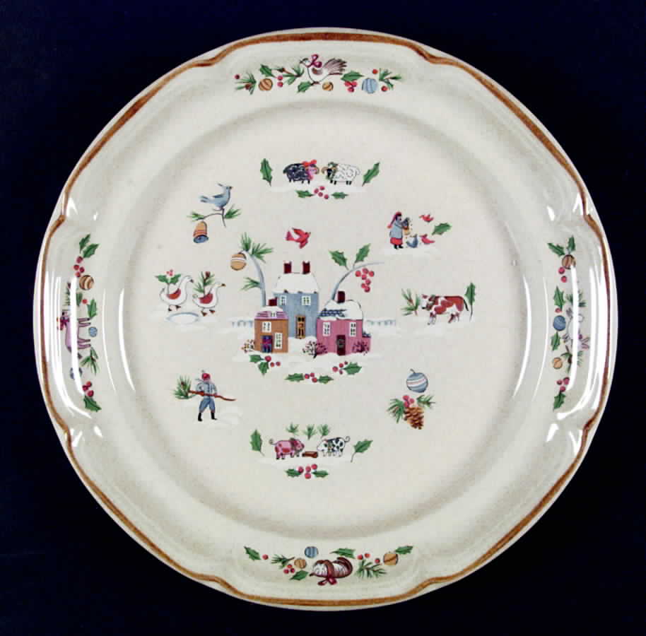 Heartland Christmas Dinner Plate by International-1