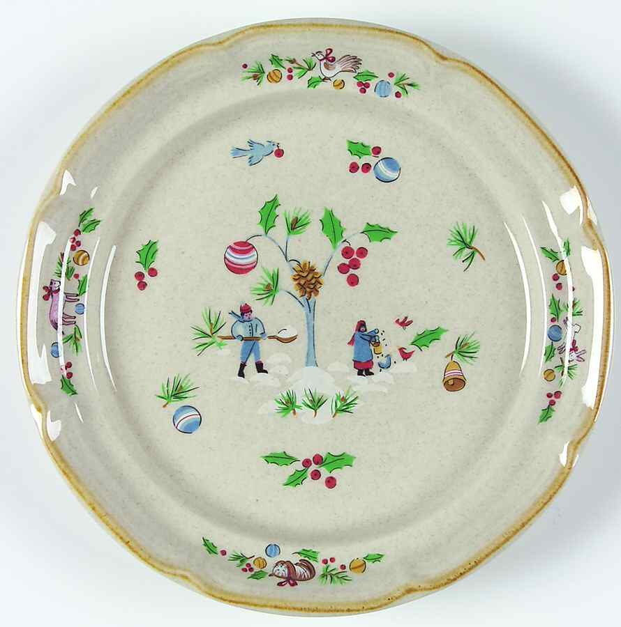 Heartland Christmas Salad Plate by International-1