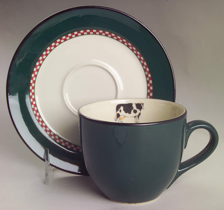 Henry & Company Flat Cup & Saucer Set by International-1