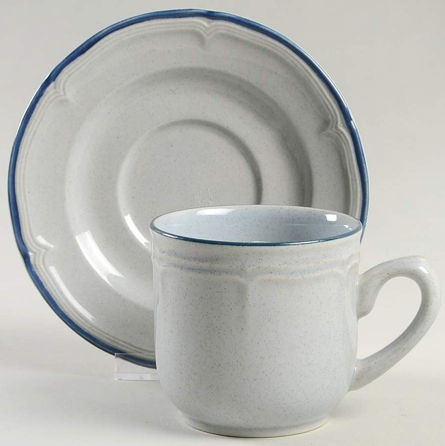 Heritage Flat Cup & Saucer Set by International-1
