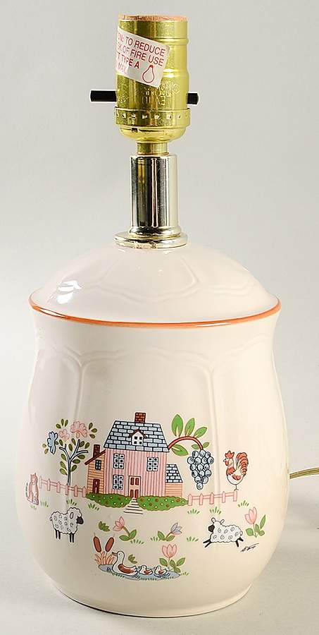 Heartland Village Electric Lamp No Shade by International-1