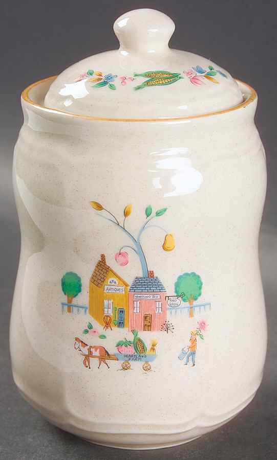 Heartland Village Small Canister & Lid by International-1