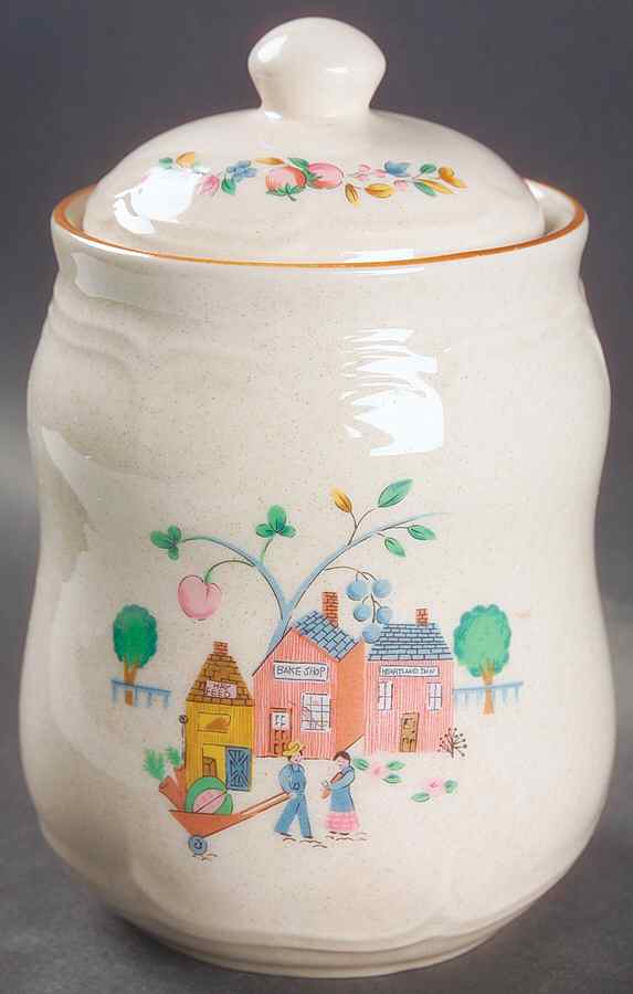 Heartland Village Medium Canister & Lid by International-1
