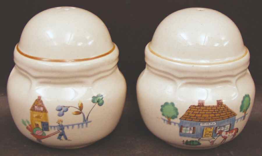 Heartland Village Salt & Pepper Set by International-1