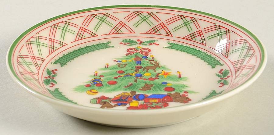 Holly Ribbon Coaster by International-1